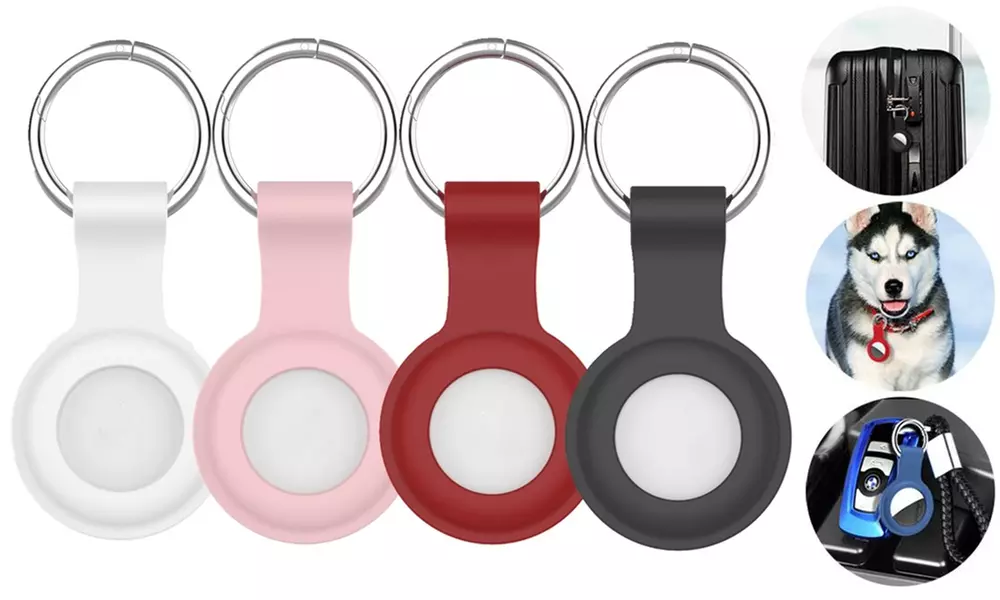 4-Pack Safety Air-tags Tracking Locator Anti-Lost Tracker Finder Protector - Primary Image