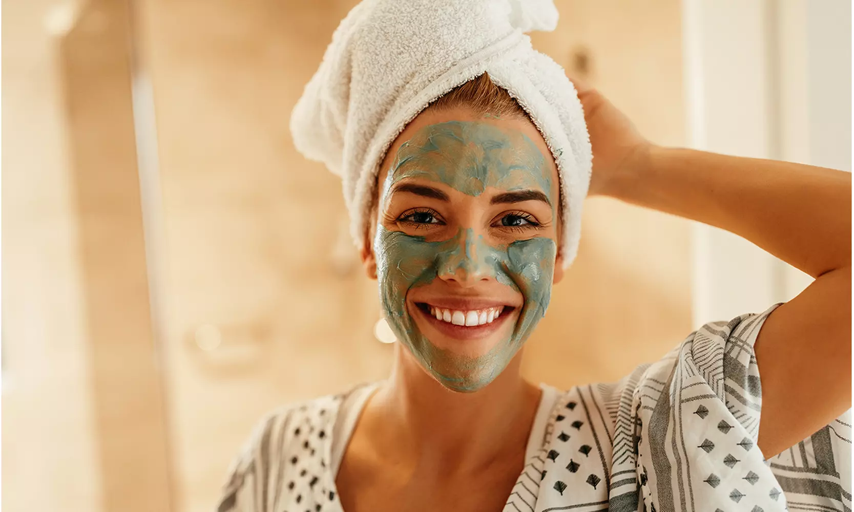 Green Tea Clay Mask Stick Facial Deep Cleansing Blackhead And Acne Remover