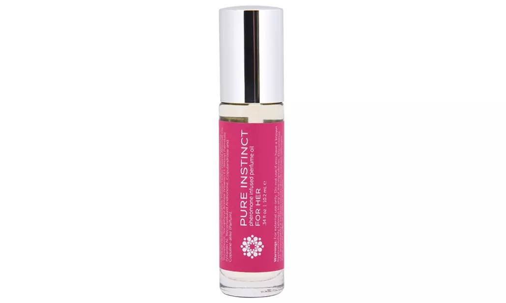 Pure Instinct Pheromone Perfume Oil Roll On For Her - 10.2 ml - Primary Image