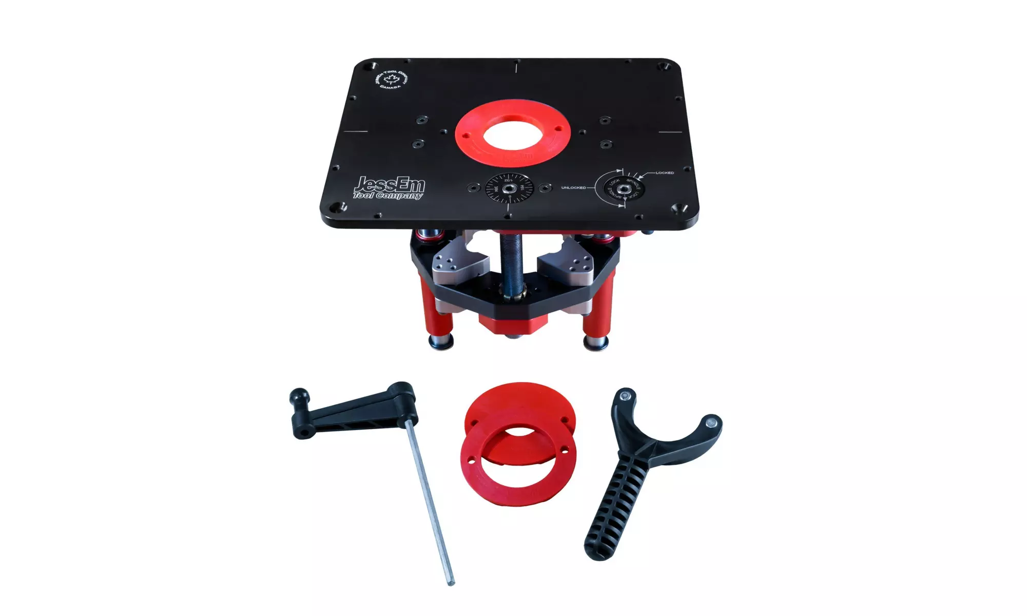 JessEm 02121 Mast-R-Lift II Router Lift with 8-1/4-inch by 11-3/4-inch Top Plate - Primary Image