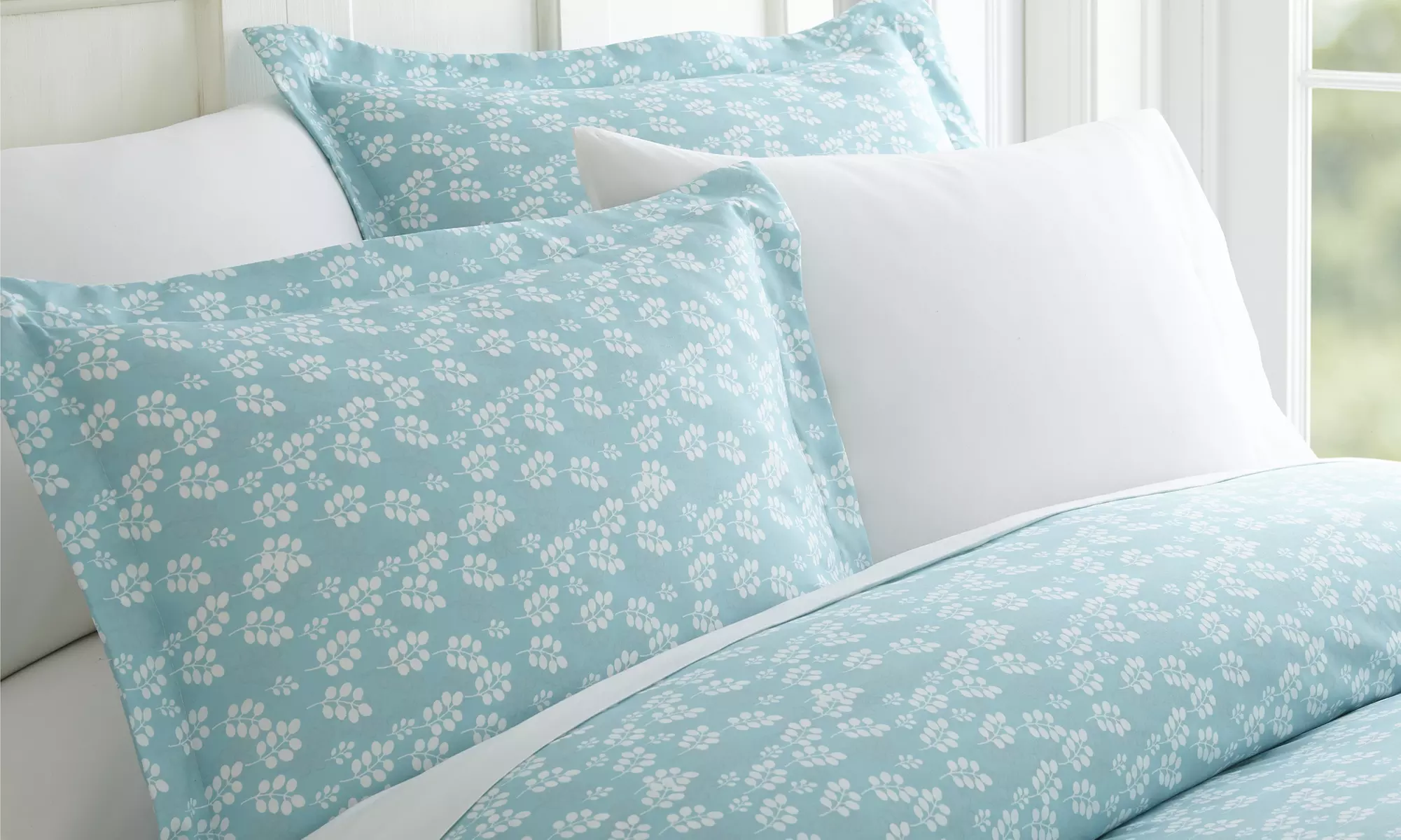 Merit Linens Premium 3 Piece Pattern Duvet Cover Set 
