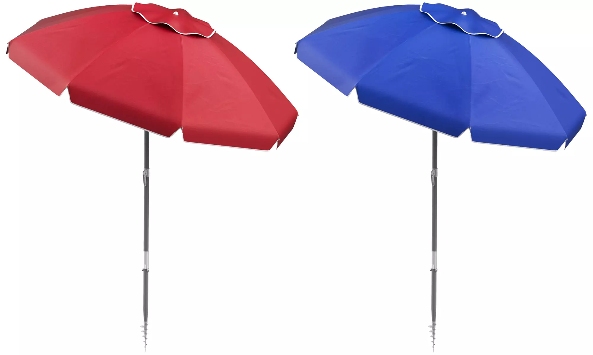 Pure Garden 7 ft. Beach Umbrella with 360-Degree Tilt - Primary Image