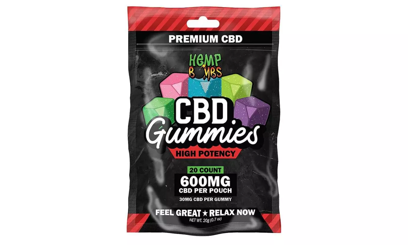 Hemp Bombs High Potency CBD Gummies 20-Count - Primary Image