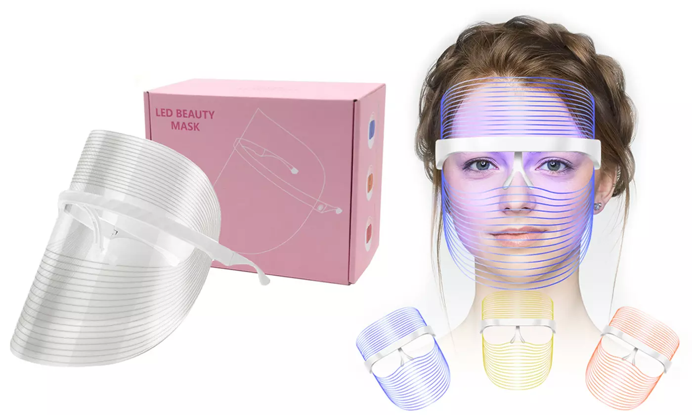 LED Therapy Face Mask Photon Light Skin Rejuvenation Facial Skin Care Mask - Primary Image