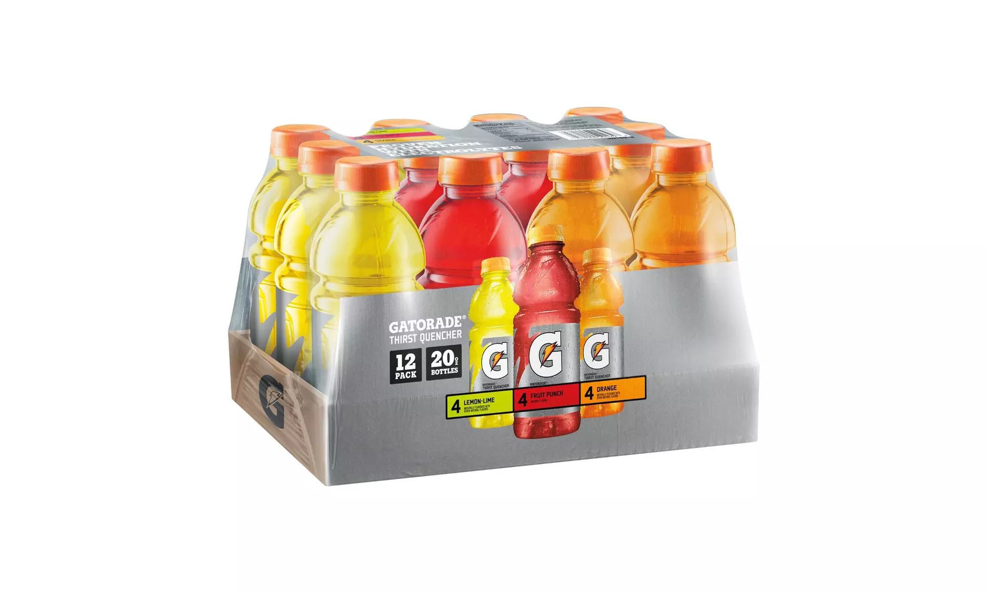 Gatorade Original Thirst Quencher Variety Pack, 20 Ounce Bottles (Pack of 12)  - Primary Image