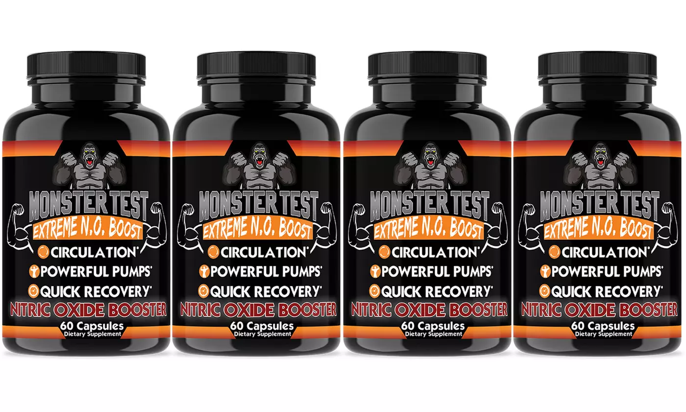 Monster Nitric Oxide Booster, Extreme N.O. Boost, Circulation and Recovery
