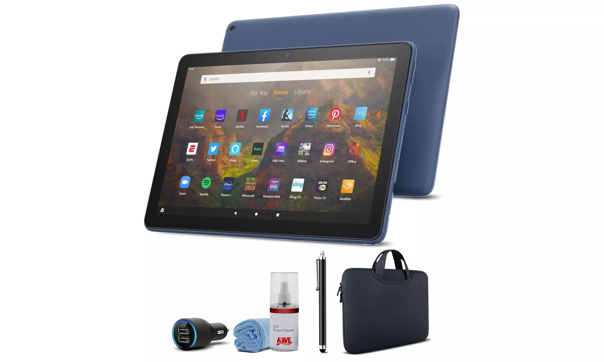 Fire HD 10 32GB 10.1" Tablet (2021) with Basic Accessories