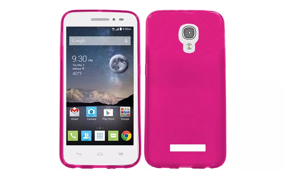 Alcatel POP Astro Crystal Skin Solid Black - Second Medium