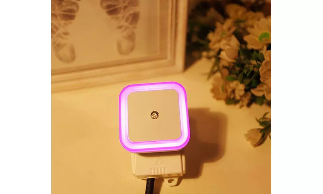 4-8 PCS Auto LED Light Induction Sensor Control Bedside Night Light In Wall Lamp
