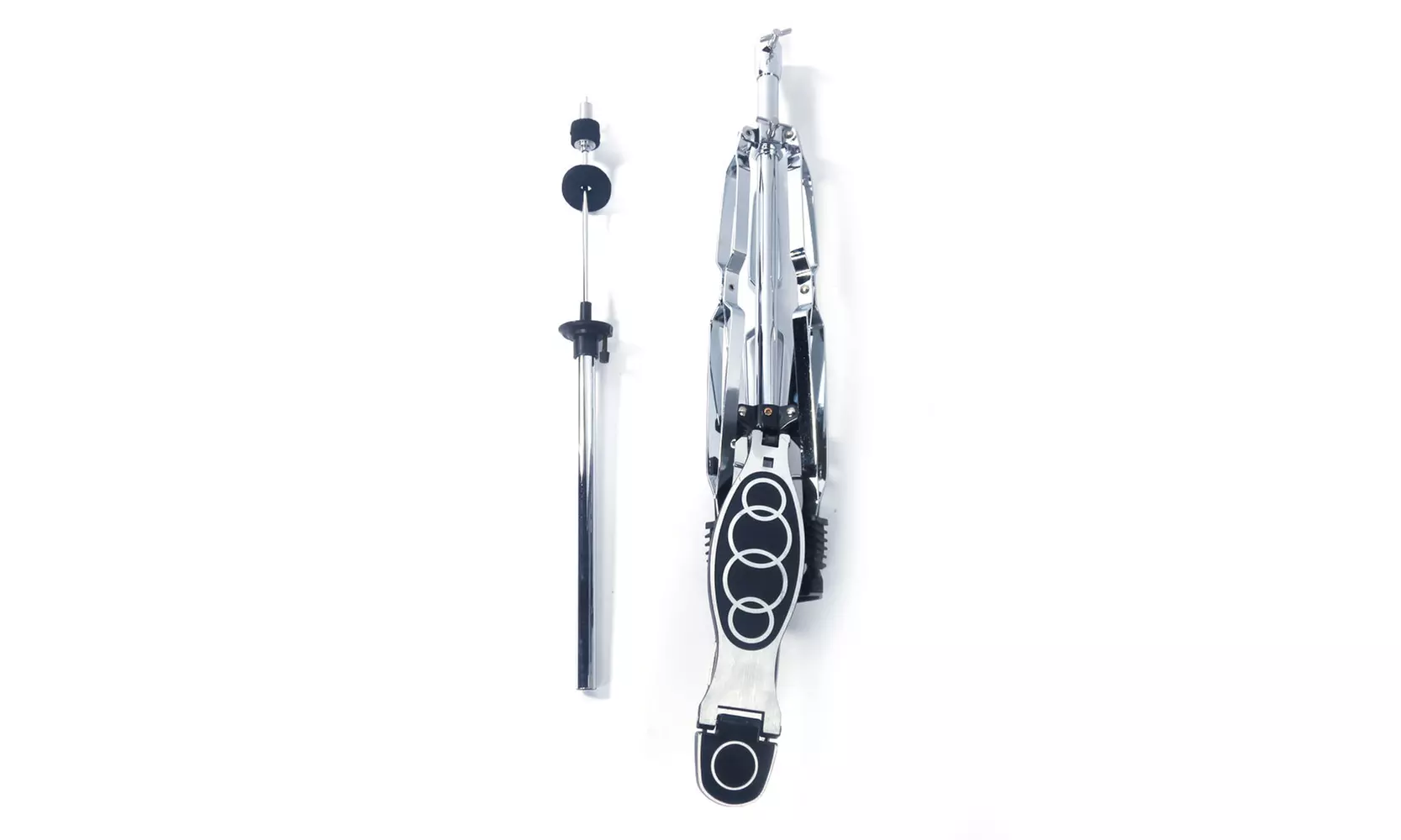 Drum Cymbal Stand Double Braced Chrome High Hat - Second Medium