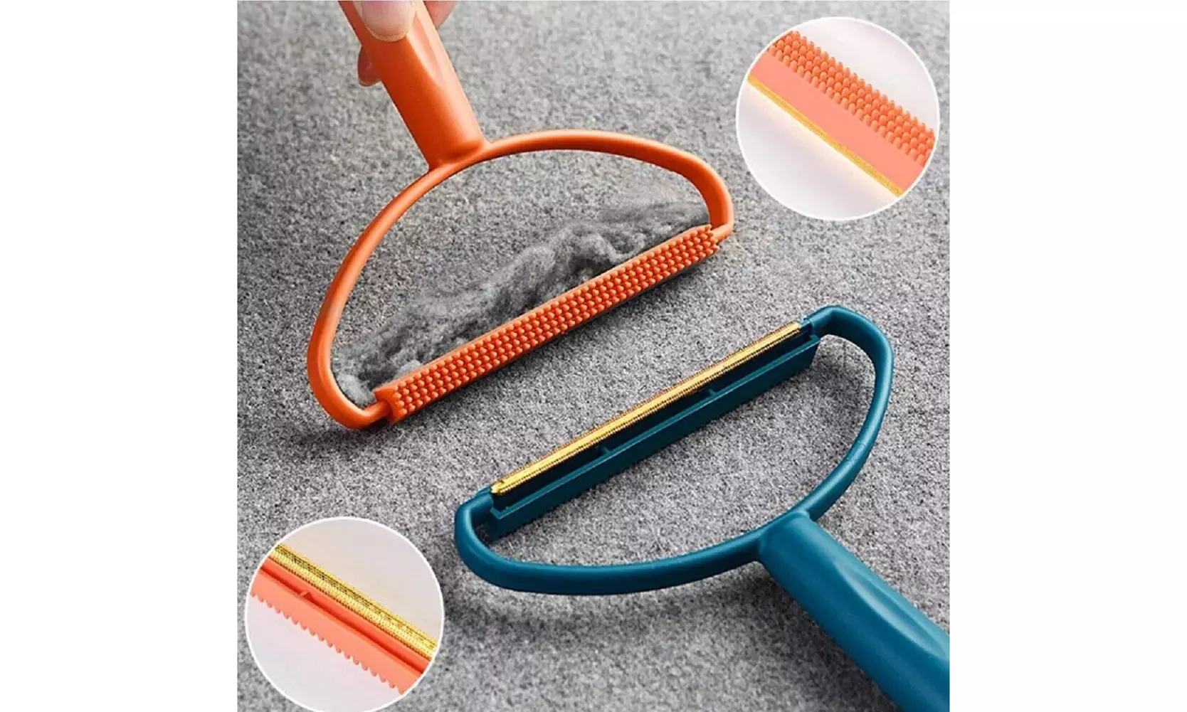 US 2-4 Pack Lint Remover Rollers Clothes Fuzz Pet Hair Shaver TIKA Double Sided