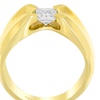 Image 3: 14k Yellow Gold 1 ct TDW Princess Diamond Cluster Ring (H-I, SI1-SI2)