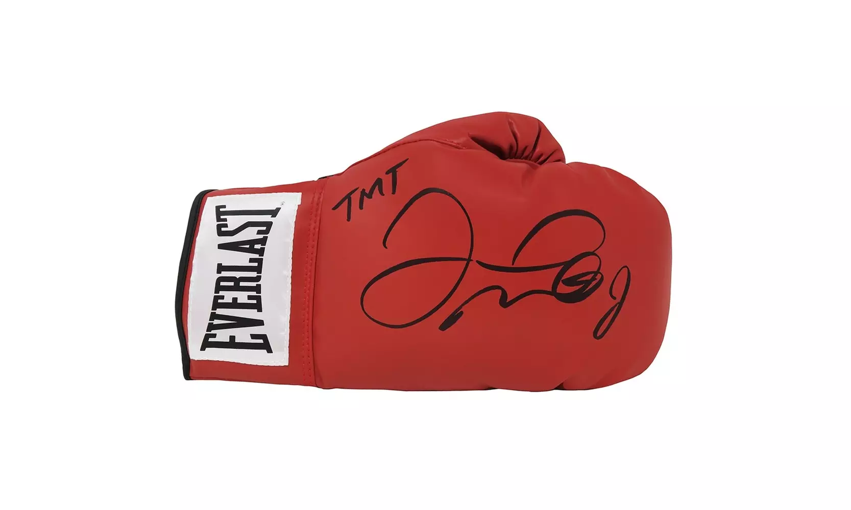 Floyd Mayweather Jr. Signed Everlast Red Boxing Glove w/TMT - Primary Image