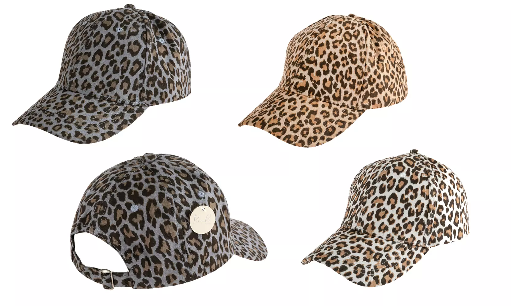 Riah Fashion Leopard Printed Cap - Primary Image