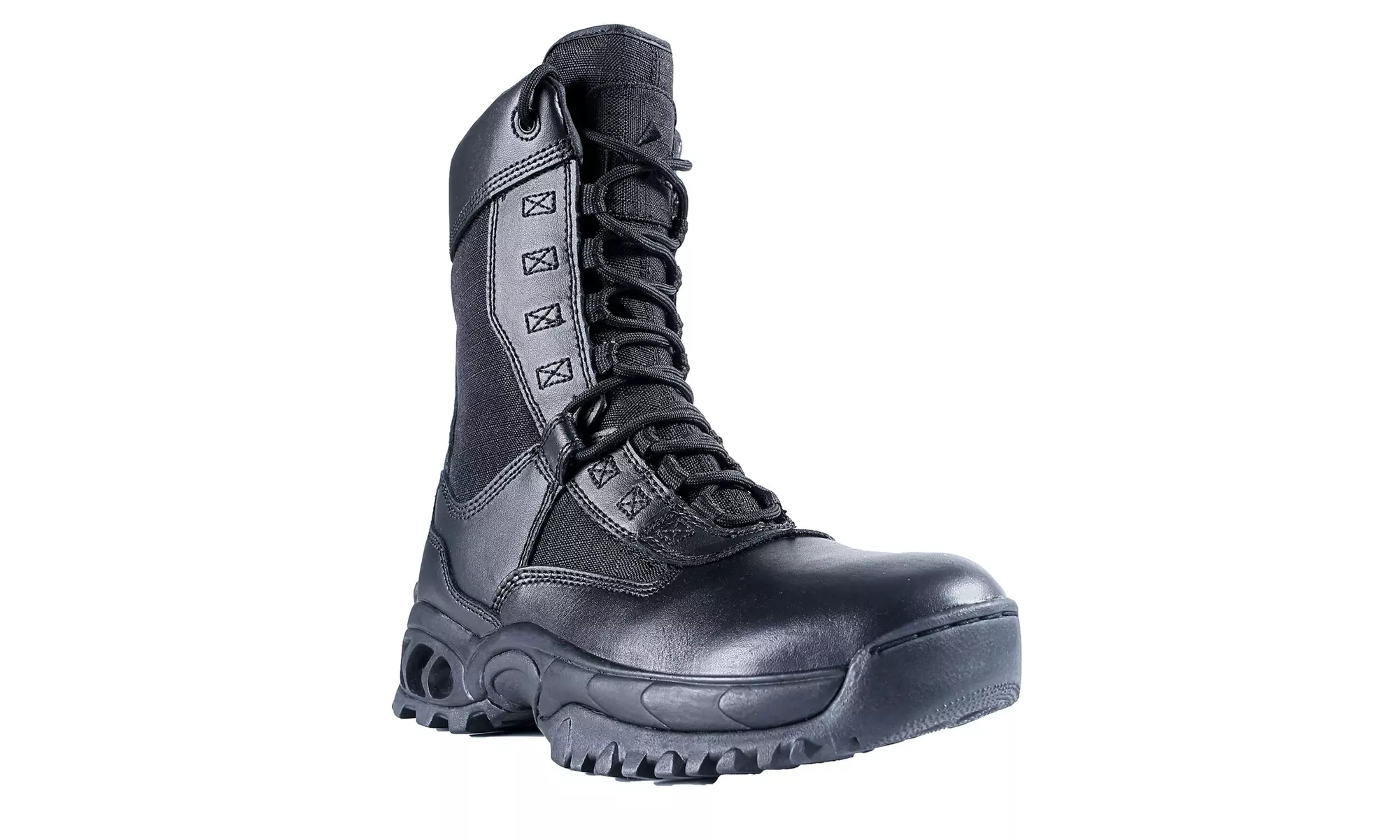 Ridge Footwear 8010ST Men's Air-Tac Ghost Zipper Steel Toe Tactical Boots - Primary Image