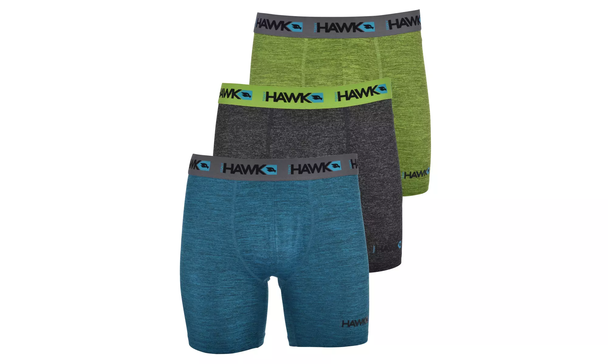 Tony Hawk Mens Performance Boxer Briefs - 12-Pack Tagless Mystery Colors