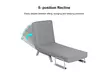 Costway Folding Sofa Bed Sleeper Convertible Armchair Lounge Couch 5 Position  - Second Medium