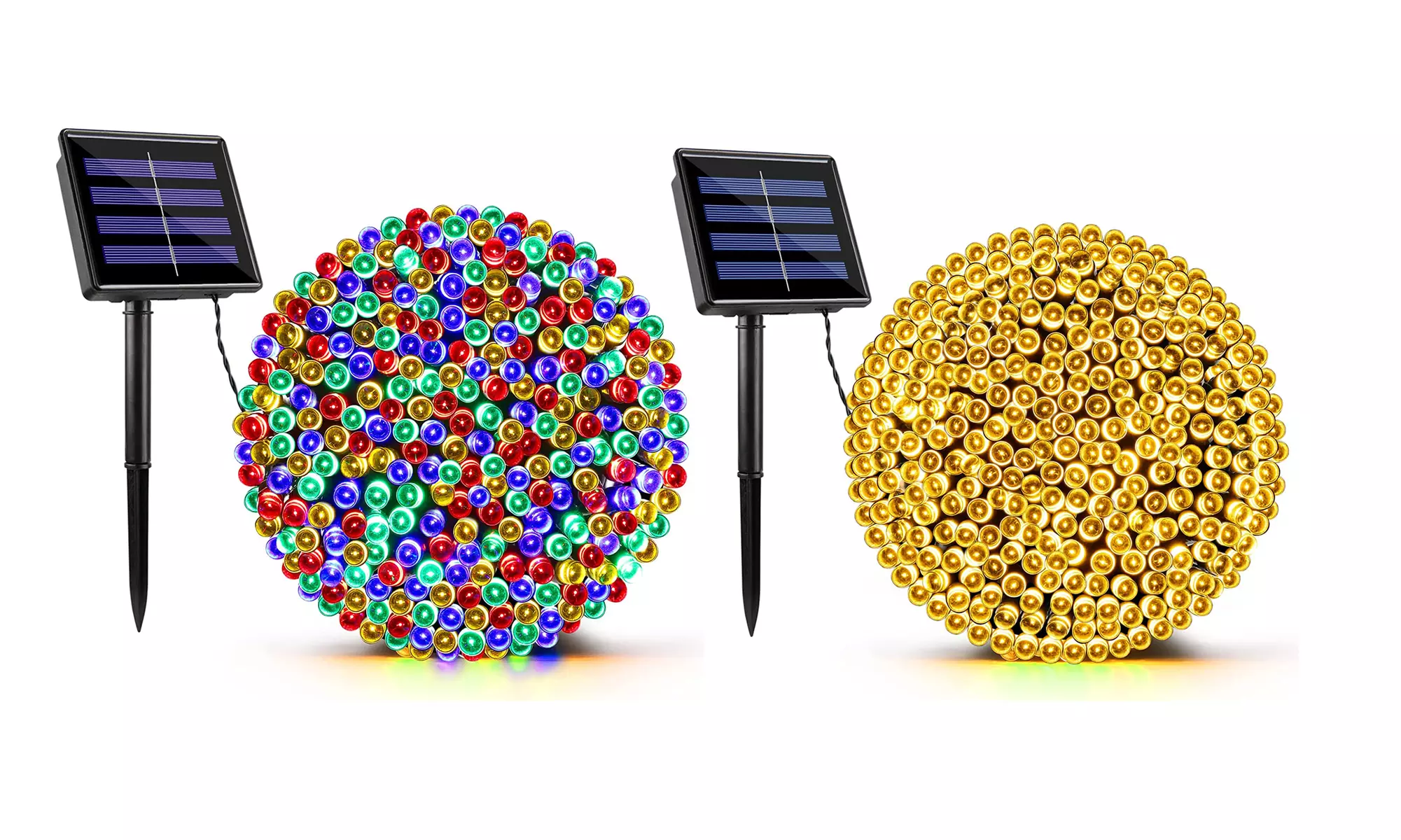 Solar String Light 200LED 72ft Waterproof Solar Lights with 8-Modes Xmas Lights - Primary Image
