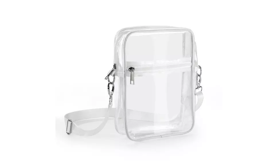 Clear Crossbody Bag Stadium Approved Messenger Shoulder Bag