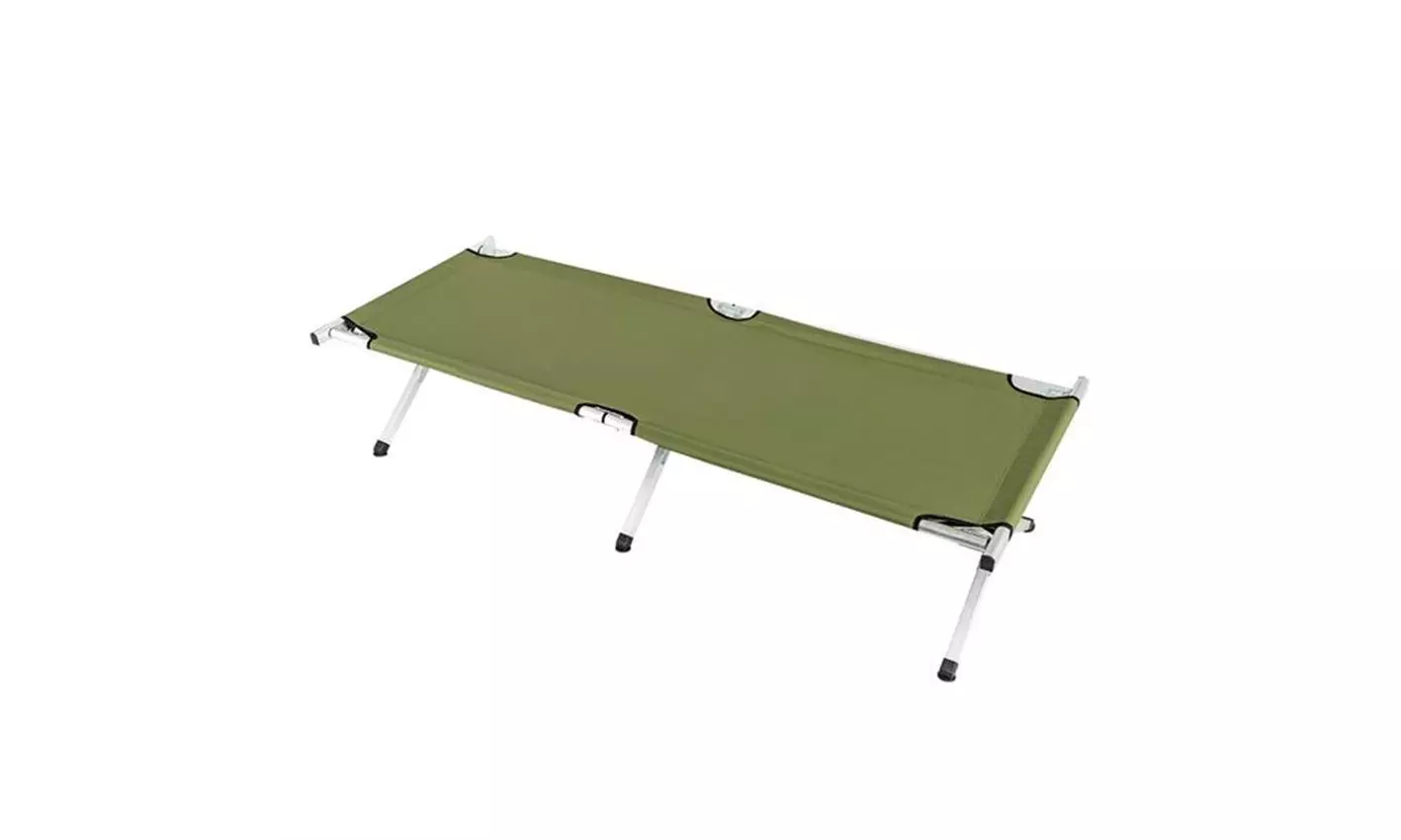 Portable Folding Camping Cot with Carrying Bag - Primary Image