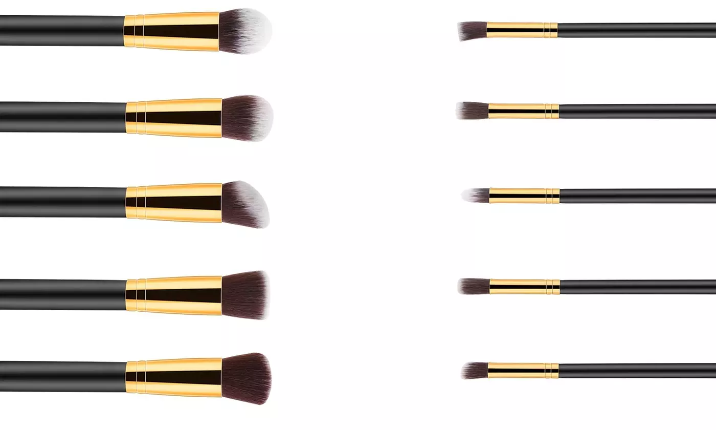 iMounTEK Professional Beauty Cosmetic Makeup Brushes Set (10-Piece)  - Second Medium