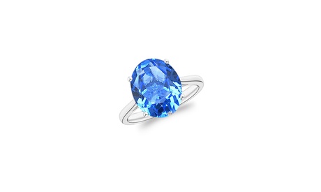 5.00 CTTW Genuine Tanzanite Sterling Silver Gemstone Ring 6 1 5 Ct Silver December Tanzanite Sterling Silver