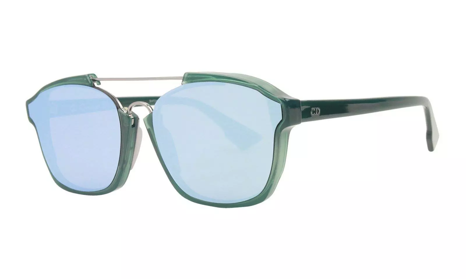 Christian Dior Abstract CJH/A4 Green Opal / Violet Blue Mirror Sunglasses - Primary Image