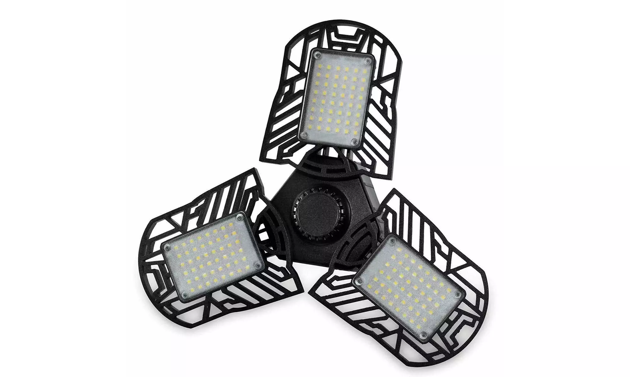 LED Garage Lights,60W E26/E27 6000LM Deformable LED Garage Ceiling Lights, - Second Medium