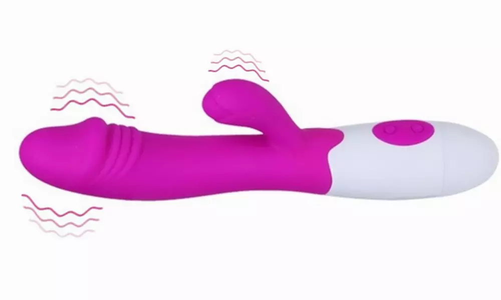 Waterproof Dildo Rabbit Vibrator 30 Speed G-spot Clitoris Stimulator - Primary Image