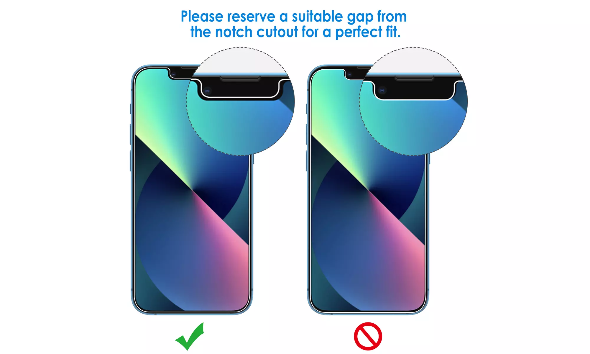 Screen Protector for iPhone X/XR/XS/XS Max, 11/12/13, Mini, Pro, Pro Max, 3-Pack