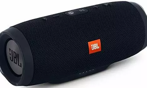 JBL Charge 3 Waterproof Portable Bluetooth Speaker - Black Color - Primary Image