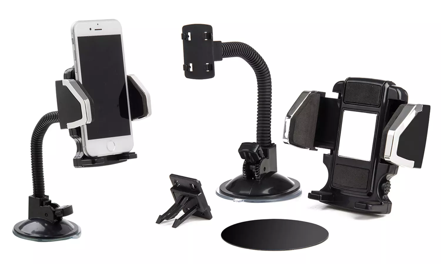 Universal Phone Holder Dashboard Windshield Suction Cup Mount - Primary Image
