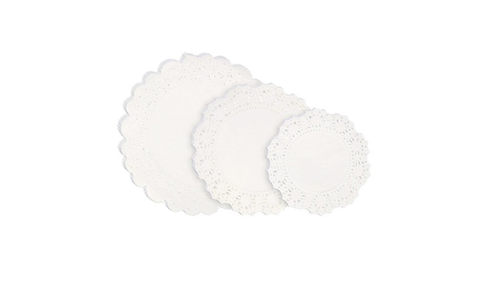 Lace Doilies Paper 150 Piece Round Decorative Paper Placemats