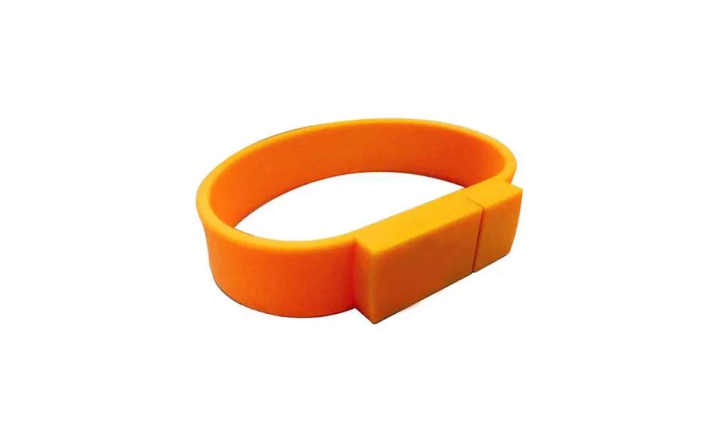 4GB Silicon Flash Drive Wristband - Primary Image