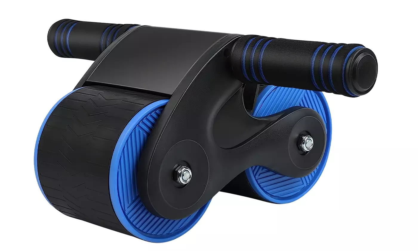 iMounTEK Automatic Rebound Abdominal Roller Wheel w/ Knee Mat & Phone Holder