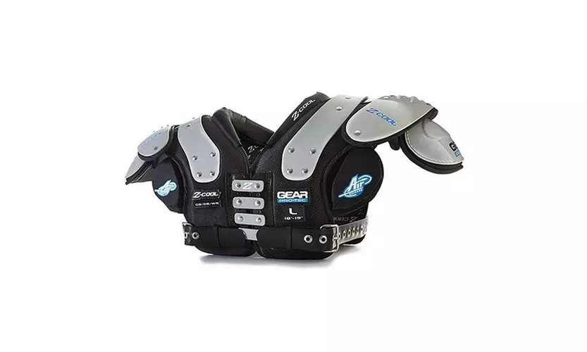 Gear Pro-Tec 1363486 Z-Cool Football Shoulder Pads OL DL - Pro Select - Large - Second Medium