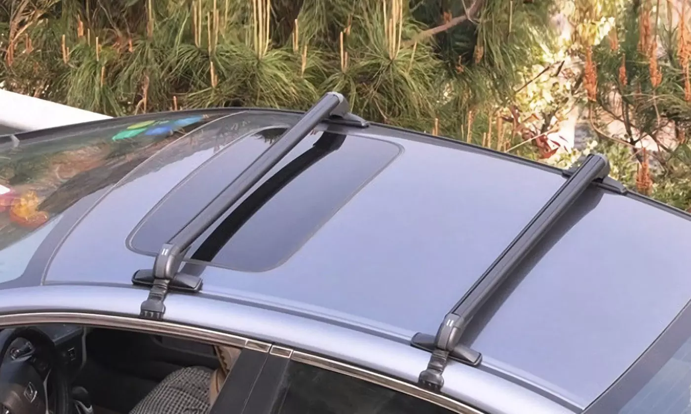 iMounTEK 43-Inch Universal Luggage Roof Rack Cargo Cross Bars with Lock & Keys