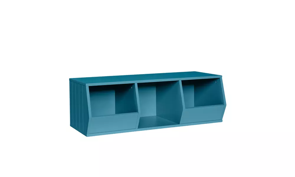 Storage Stacker - 2 Veggie Bins, 1-Cubby in Assorted Colors - Image 6