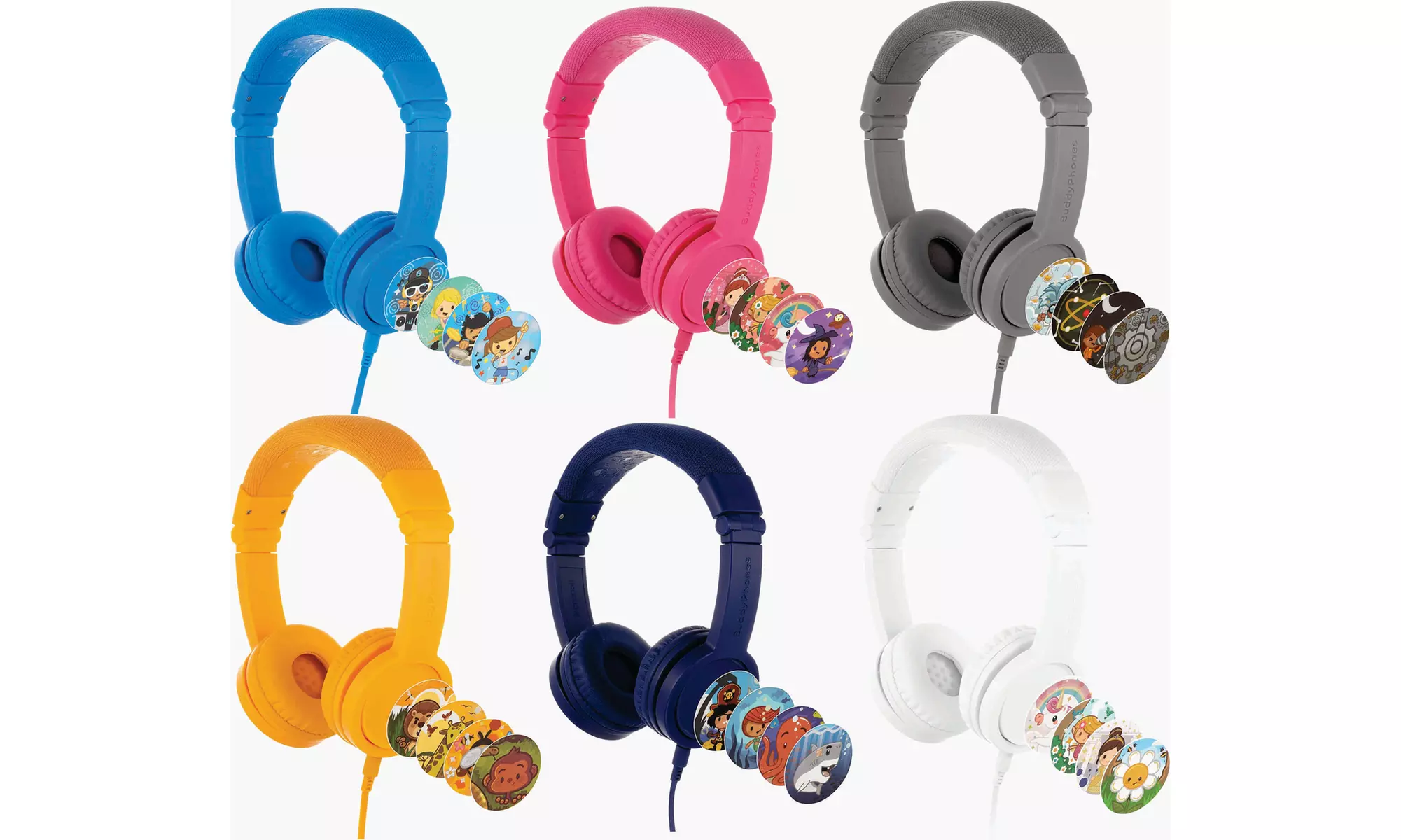 ONANOFF BuddyPhones Play Plus, Bluetooth Volume-Limiting Kids Headphones - Primary Image