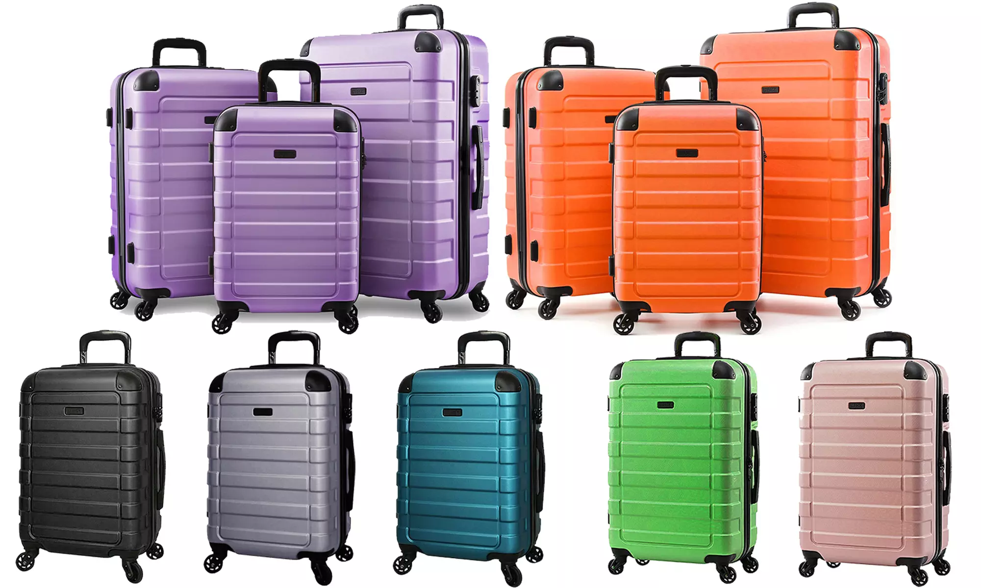 Hipack Prime Hardside 3-Piece Spinner Luggage Set - Primary Image