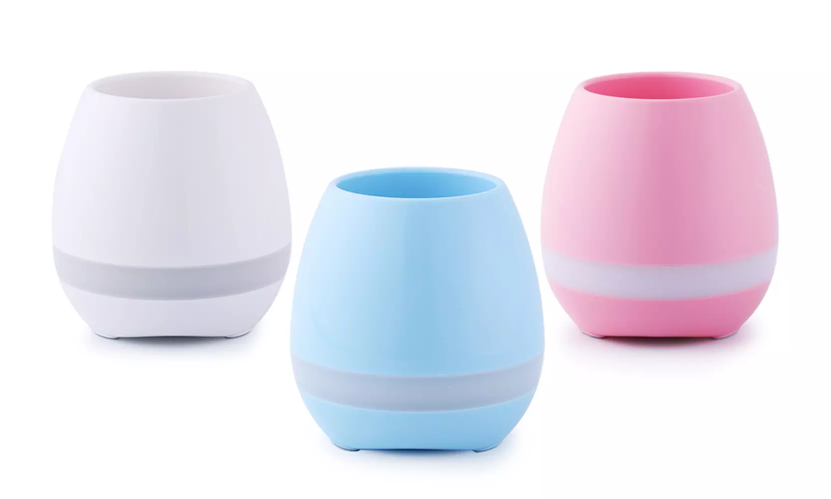 Portable Mini Smart Flower Pot with Built-In Bluetooth Speaker - Primary Image
