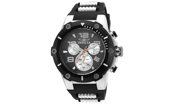 Invicta Men s 22235 Speedway Quartz Chronograph Black Dial Watch