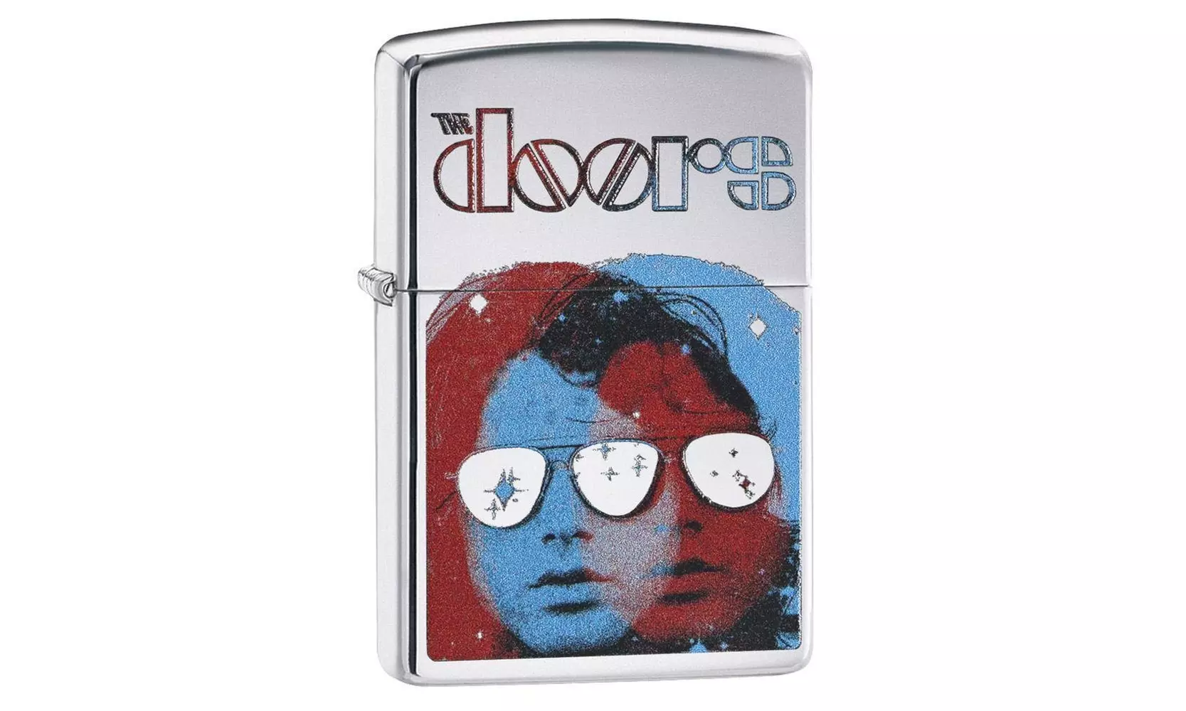 Zippo The Doors Jim Morrison Lighter, High Polish Chrome #29709 - Primary Image