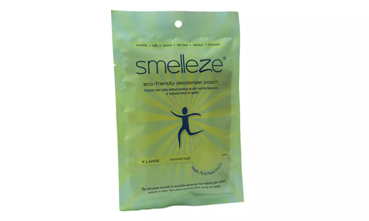 SMELLEZE Reusable Refrigerator Odor Remover Deodorizer: Rid Odor in 300 Sq. Ft. - Second Medium