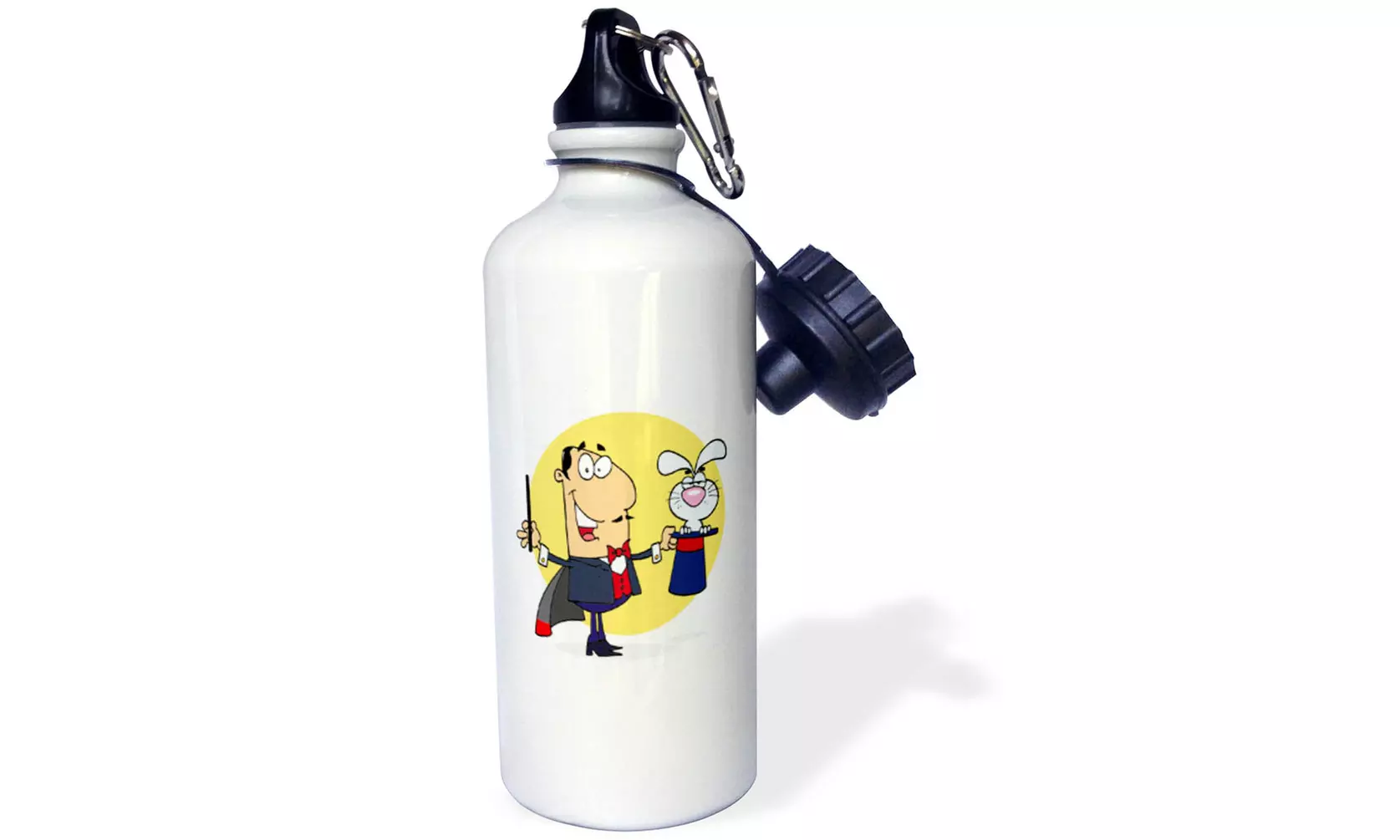  Water Bottle Cartoon Magician With Rabbit In Hat  - Primary Image