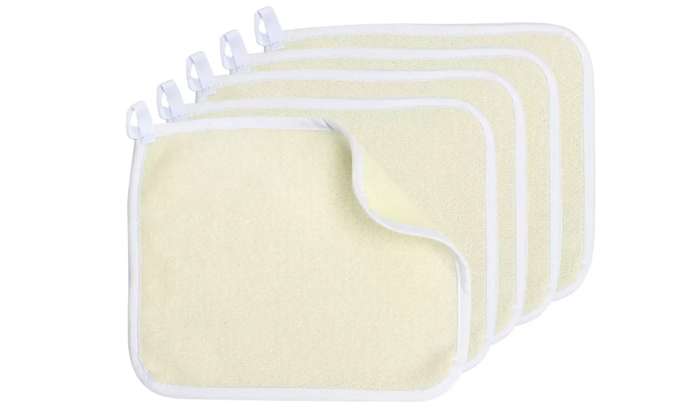 Exfoliating Bath Scrubber Gloves Wash Cloth Shower Spa Body Brush Sponge