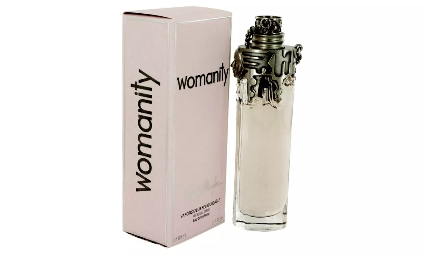 Womanity Thierry Mugler Womens 2.7 oz Eau De Parfum Spray Refillable Authentic - Primary Image