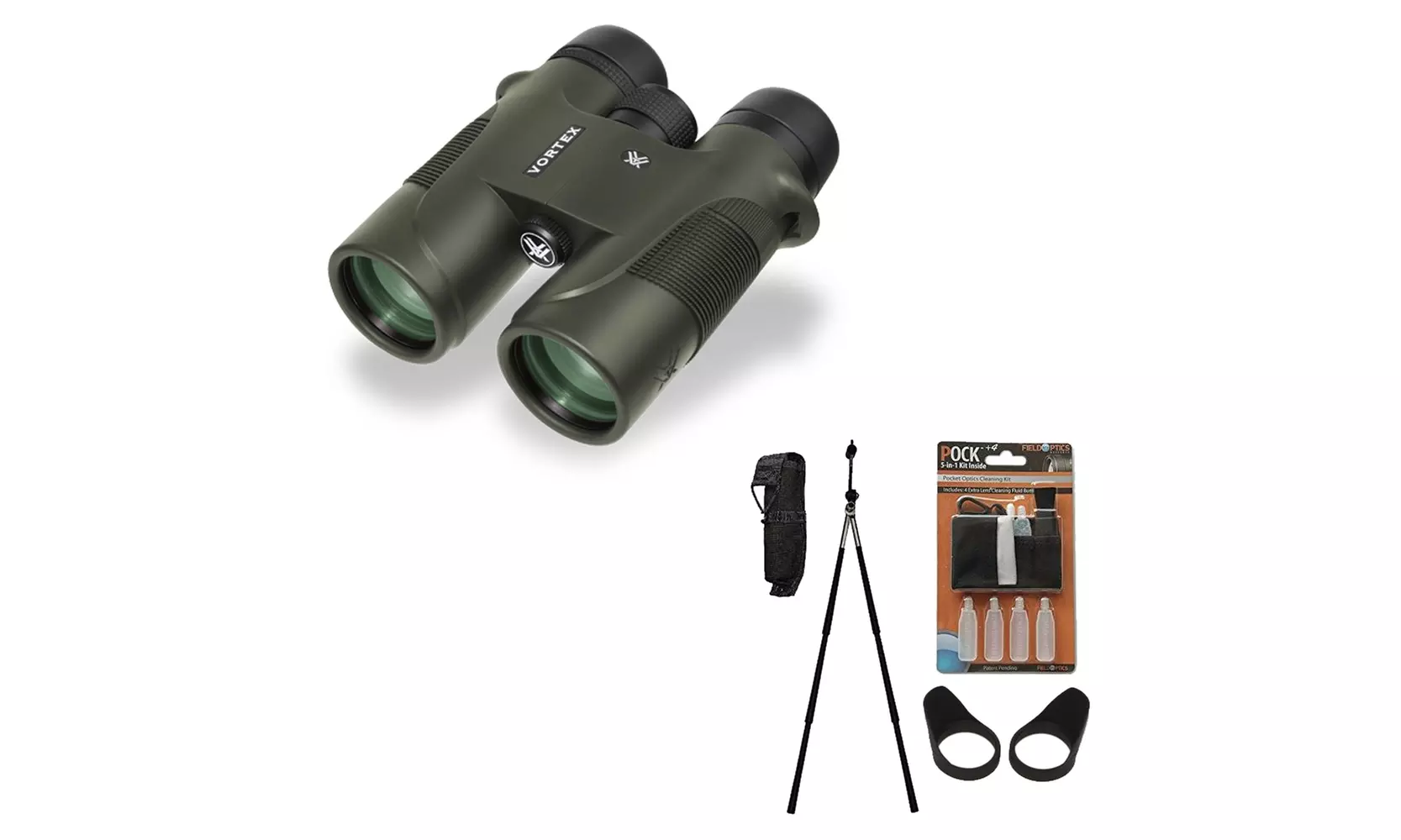 Diamondback 10x42 Binocular with Field Optics Birders Bundle - Primary Image