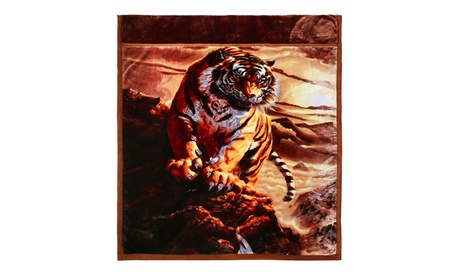 Heavy Fleece Blanket 2 Ply Printed Bed Blanket For King Size 85 X93 No Wolf King Other