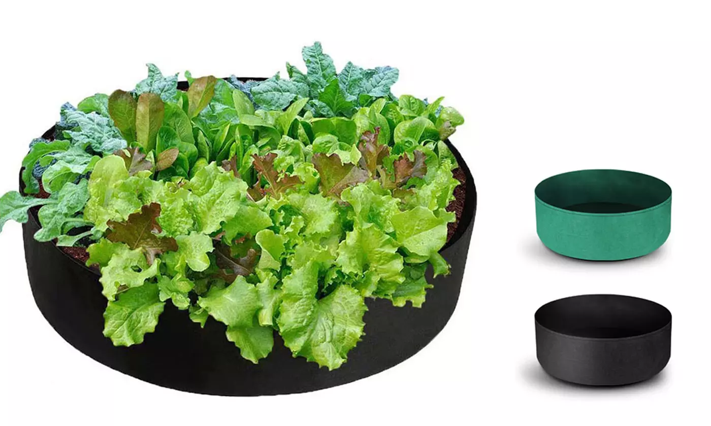 50/100 Gallon Grow Bags Felt Fabric Breathable Planting Container Grow Bag - Primary Image